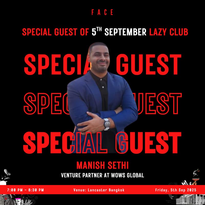 Cover Image for FACE Lazy Club - 5th September