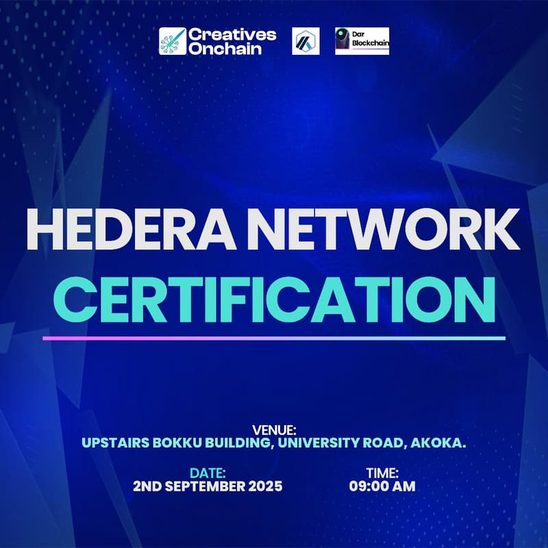 Cover Image for Hedera network Certification