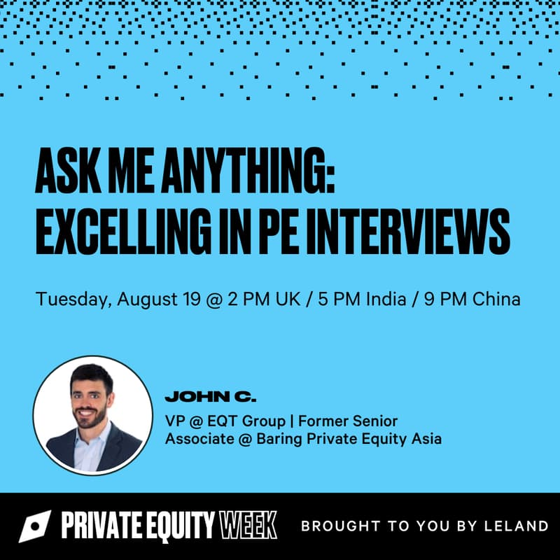 Cover Image for Ask Me Anything: Excelling in PE Interviews
