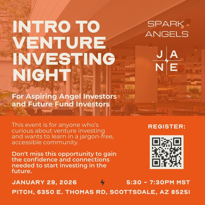 Cover Image for Intro to Investing Night: Spark Angels + Jane Project