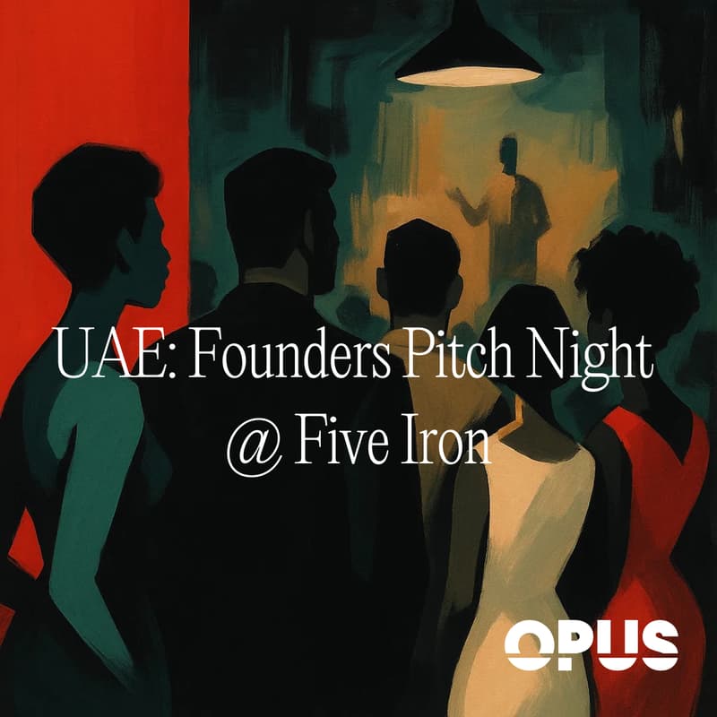 Cover Image for UAE: Founders Pitch Night @ Five Iron Members Lounge