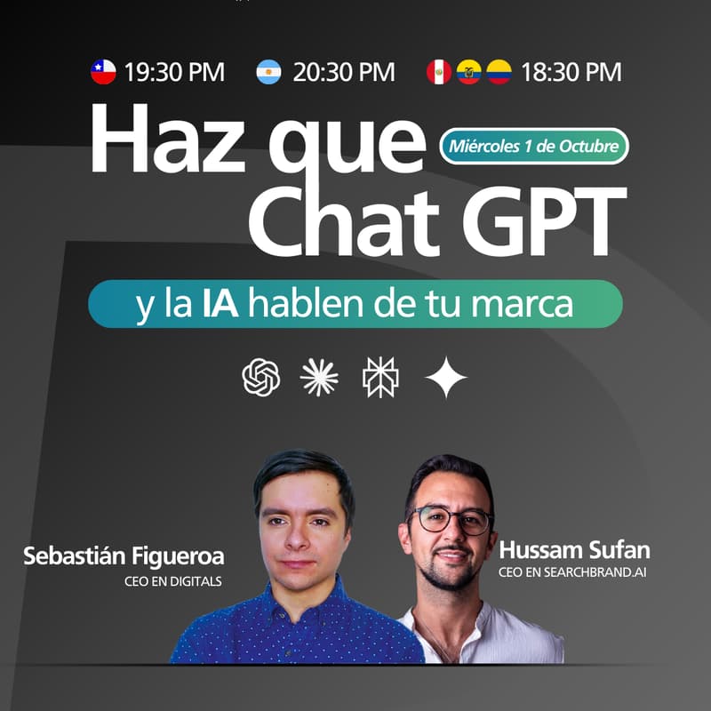 Cover Image for Haz que Chat GPT y la lA hablen de tu marca.