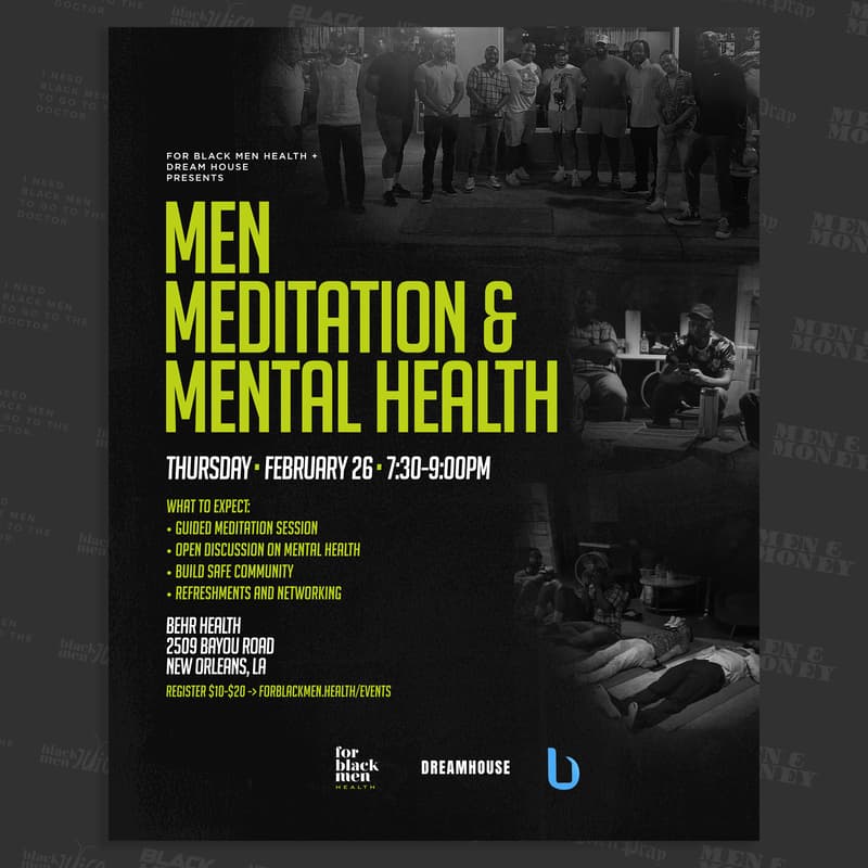 Cover Image for Men Meditation & Mental Health