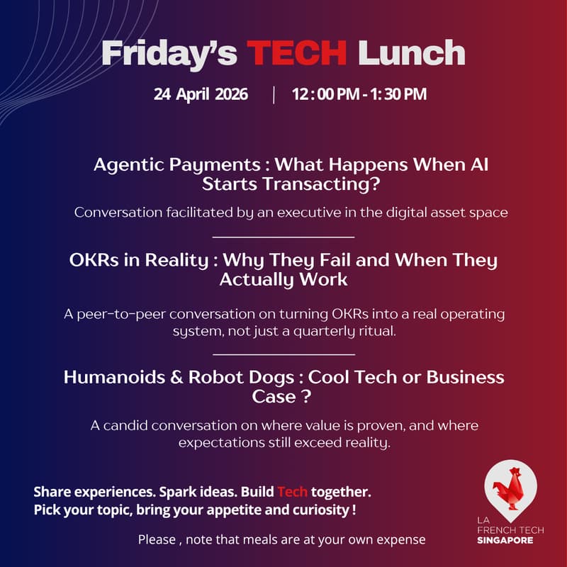 Cover Image for Friday's Tech Lunch - April Edition