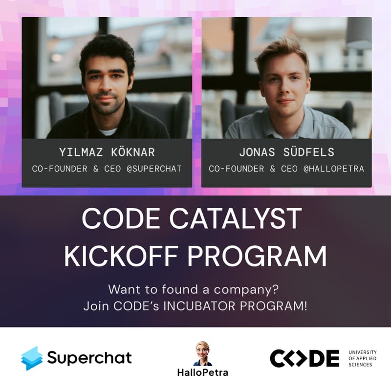Cover Image for Want to found a company? Join CODE’s Incubator program! [Info Session]