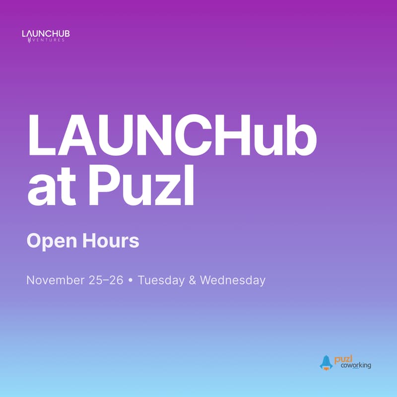 Cover Image for Open Hours: VC and Founders- Meet LAUNCHub Ventures at Puzl - Alabin 58