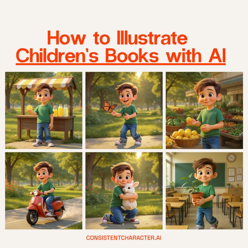 Cover Image for Illustrate Children's Books with AI