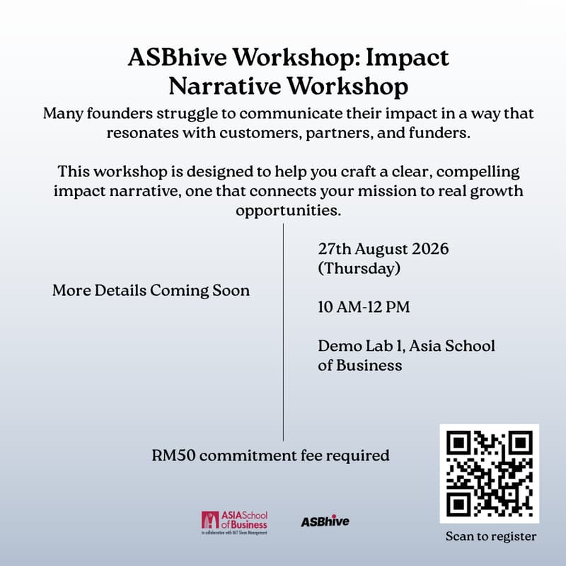Cover Image for ASBhive Workshop > Impact Narrative Workshop
