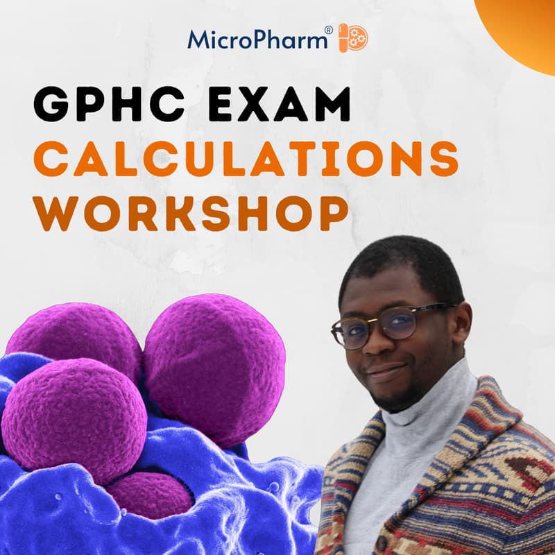 Cover Image for GPhC Exam Calculations Workshop