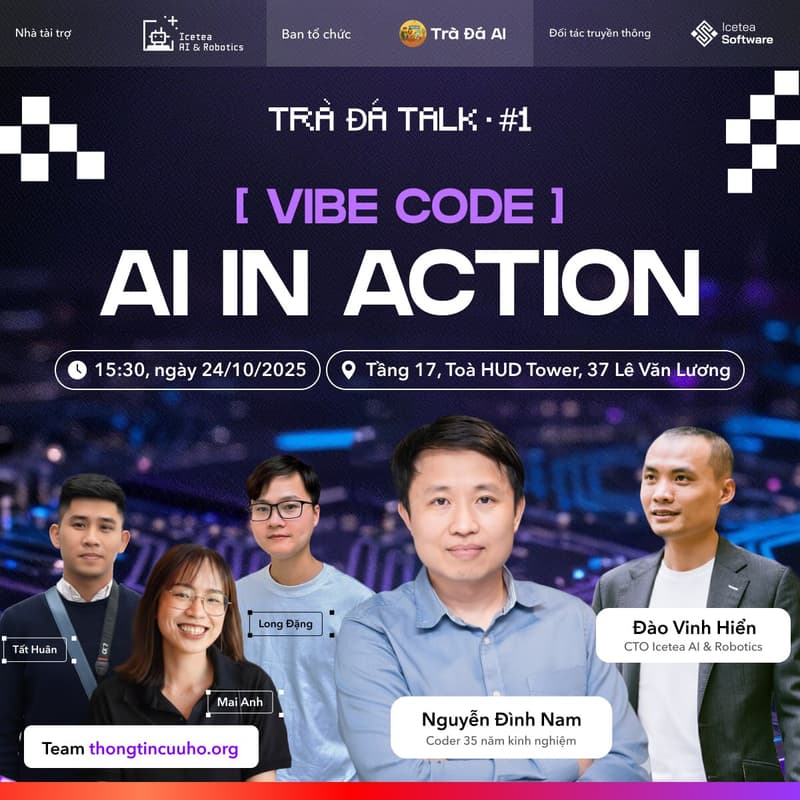 Cover Image for [Trà Đá Talk #1] Vibe Code - AI in action