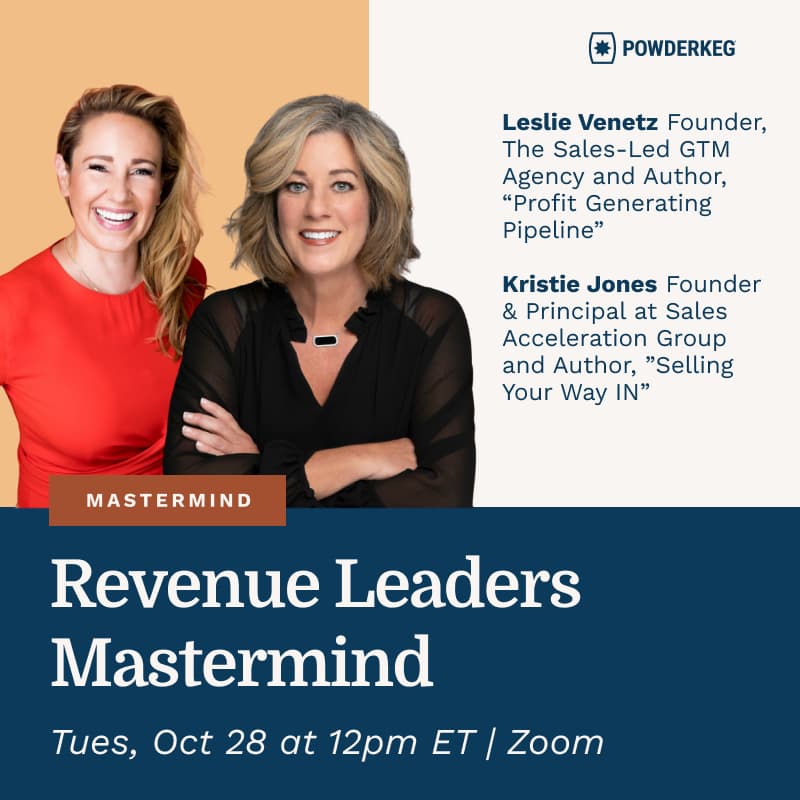 Cover Image for Predictable Pipeline: A Revenue Mastermind for Growth-Stage Leaders