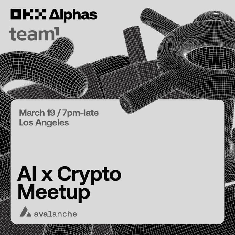 Cover Image for AI x Crypto Meetup w. OKX Alphas x Team1