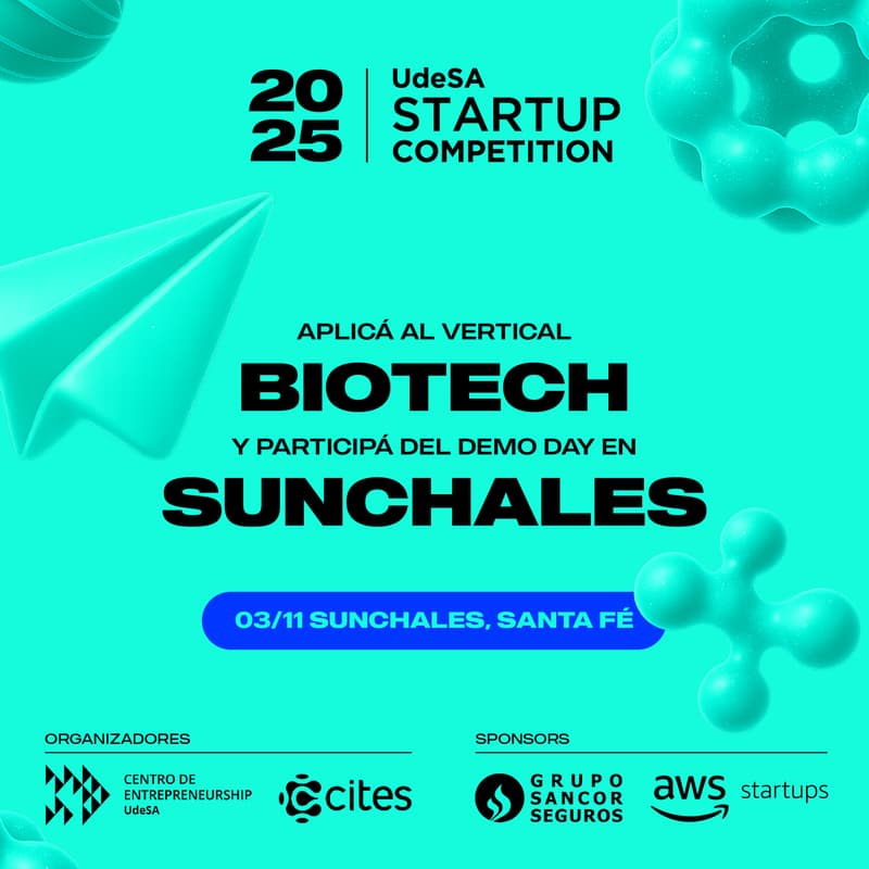 Cover Image for Demo Day - UdeSA Startup Competition "BioTech & HealthTech"