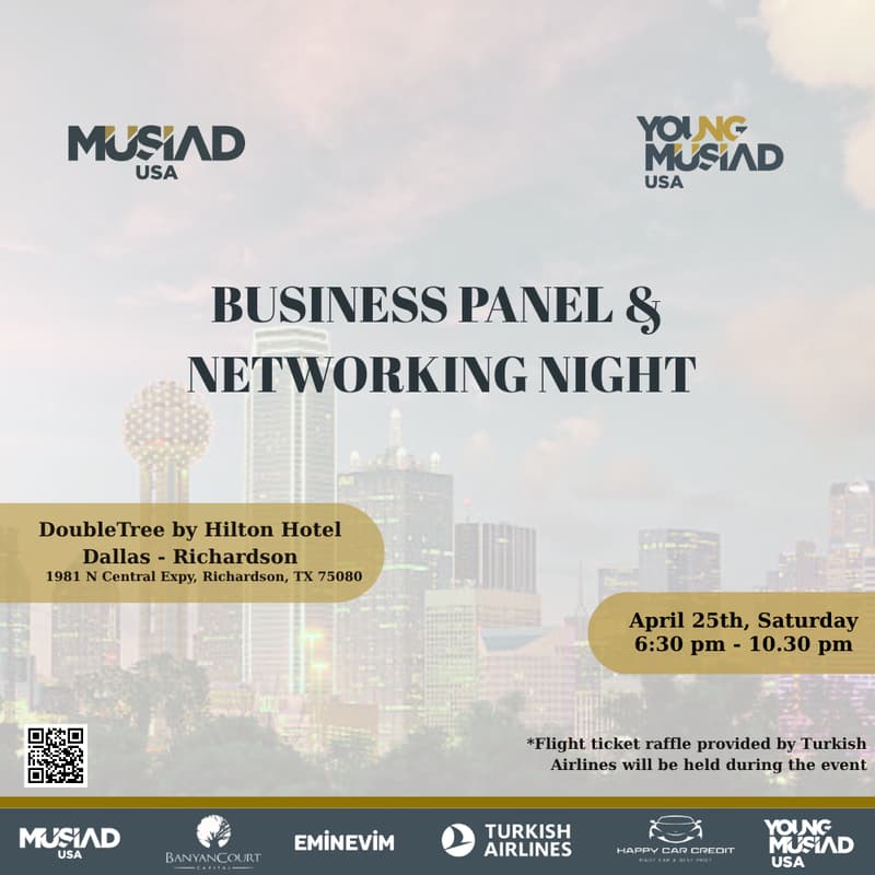 Cover Image for MÜSİAD USA Business Panel and Networking Night
