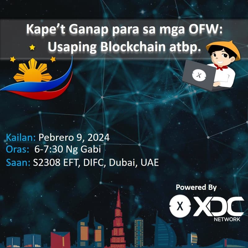 Cover Image for Kape't Ganap para sa mga OFW: Usaping Blockchain atbp.