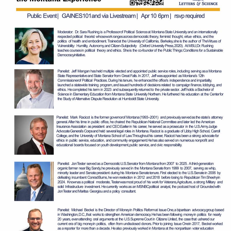 Cover Image for MSU BOZEMAN Public Things: Money, Transparent Elections & the Montana Experience