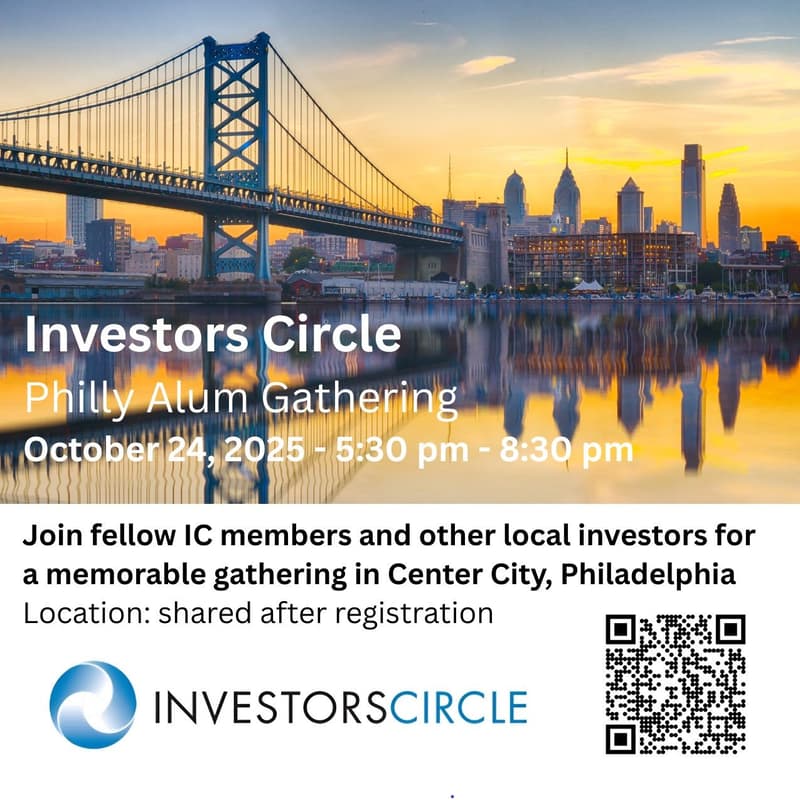 Cover Image for Investors Circle - ImpactPHL Impact Investor Gathering | Philadelphia