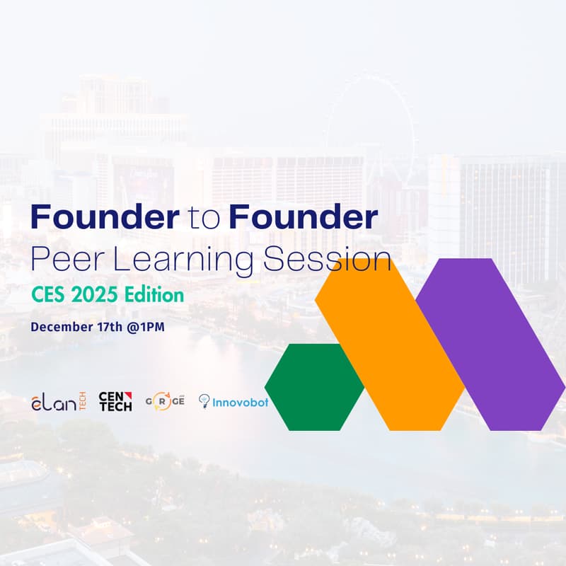 Cover Image for CES 2025 - (P2P) Prep Session : Founder to Founder Learning