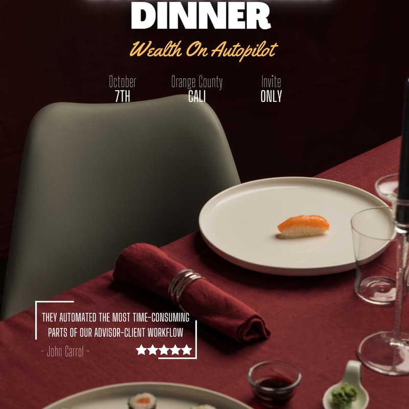Cover Image for DataDasher Dinner: AI Wealth Management (OC)