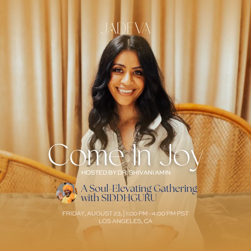 Cover Image for Come in Joy: A Soul-Elevating Gathering with SIDDHGURU