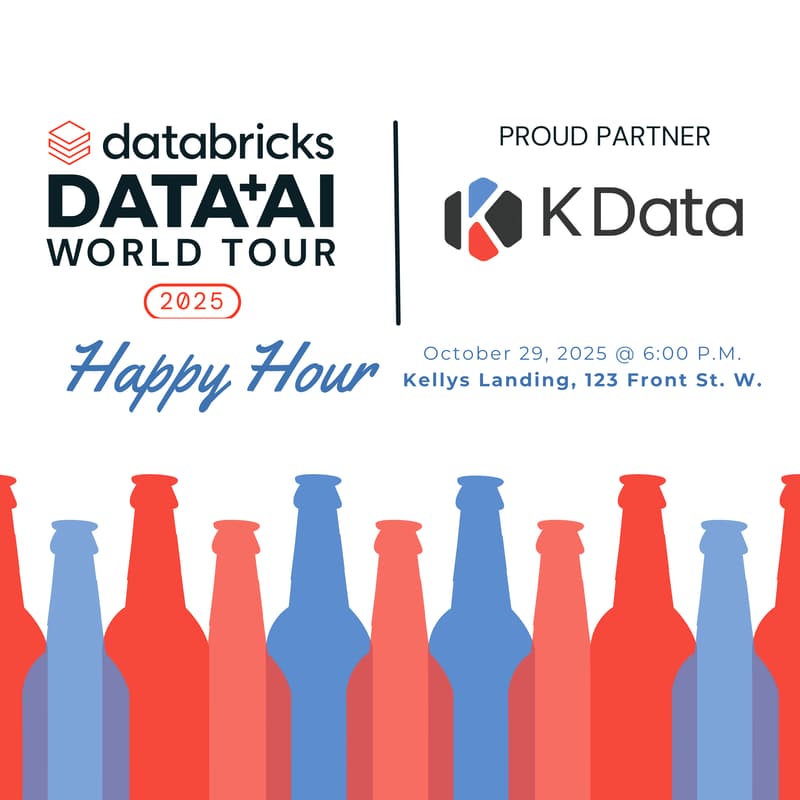 Cover Image for Databricks Data & AI World Tour Happy Hour with KData