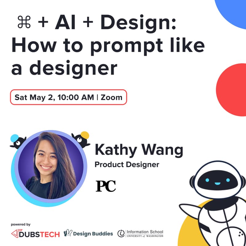 Cover Image for โ + AI + Design: How to prompt like a designer - Kathy Wang, Press Club