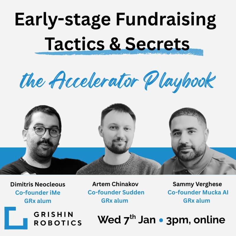 Cover Image for The Accelerator Playbook: Early-Stage Fundraising Tactics & Secrets (virtual)