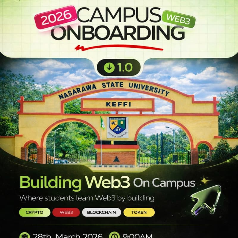 Cover Image for BLOCKCHAIN NSUK WEB 3 ONBOARDING EVENT