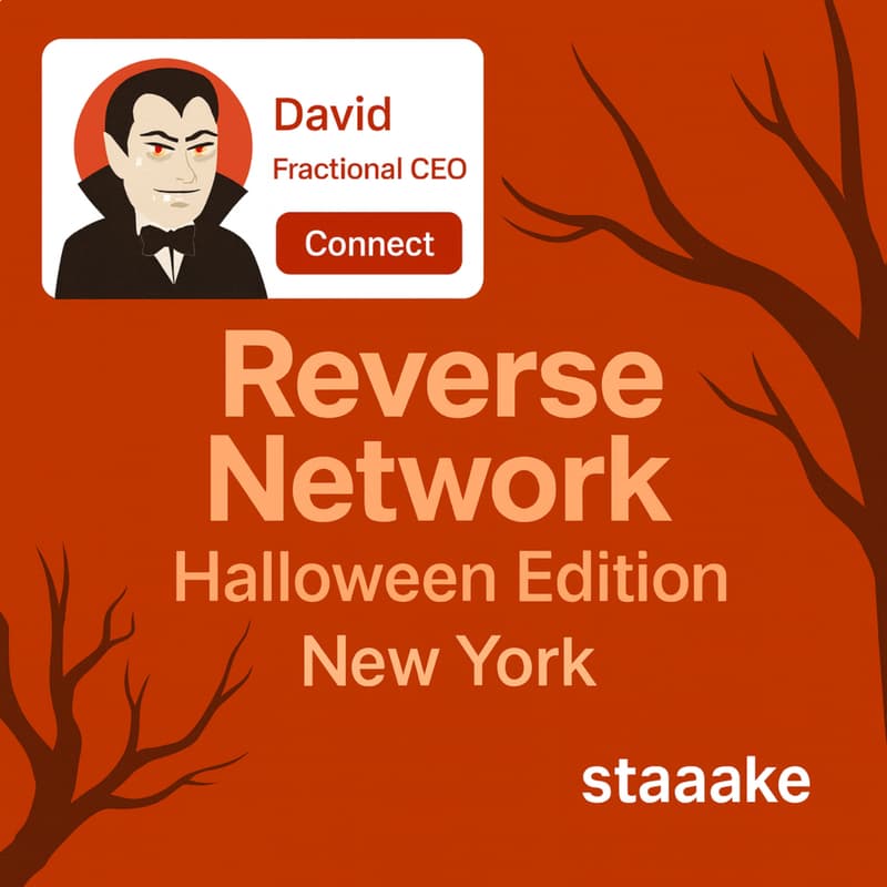 Cover Image for Reverse Network: Halloween Edition for AI/Tech Founders & Creators