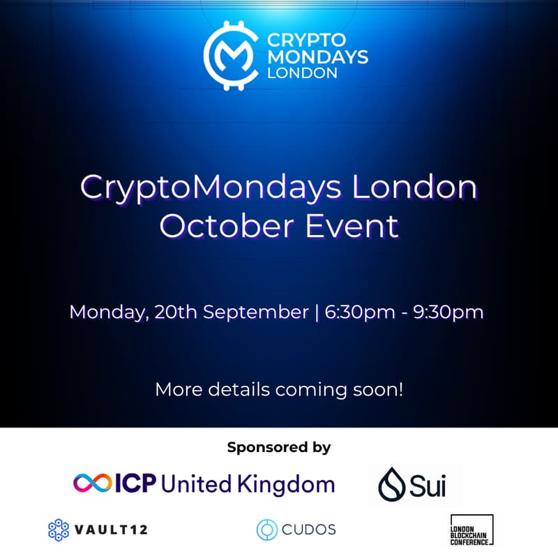 Cover Image for CryptoMondays London October Event