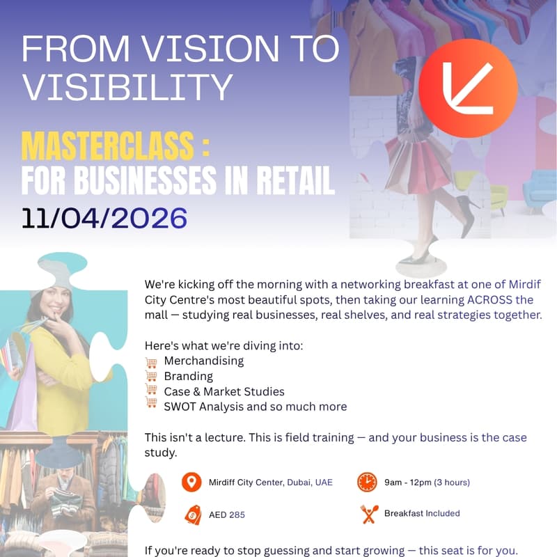 Cover Image for From Vision To Visibility : Masterclass For Retail Businesses