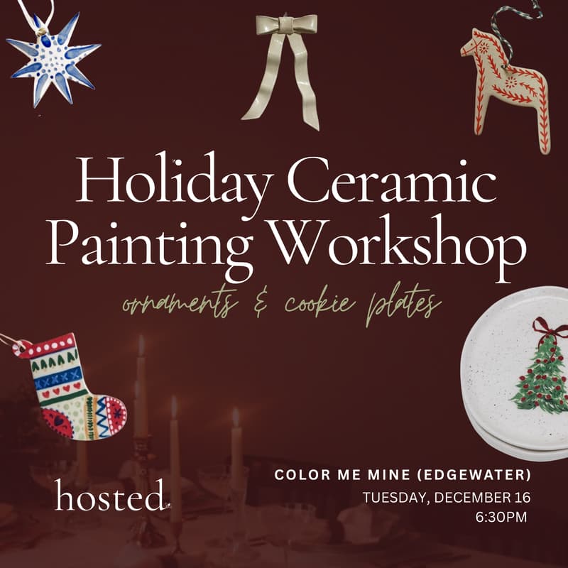 Cover Image for Holiday Ceramic Painting Workshop