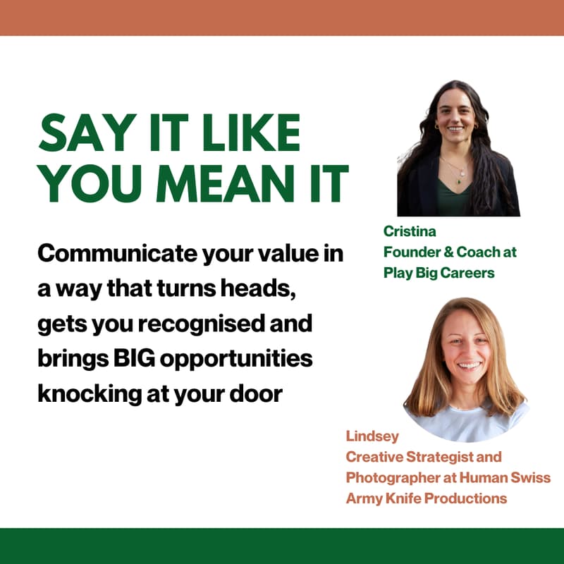 Cover Image for Say It Like You Mean It with Cristina & Lindsey