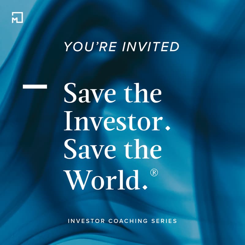 Cover Image for Save the Investor; Save the World