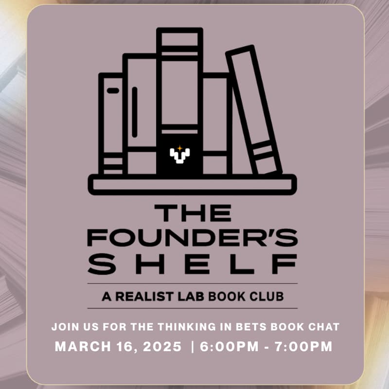 Cover Image for The Founder’s Shelf: Thinking In Bets