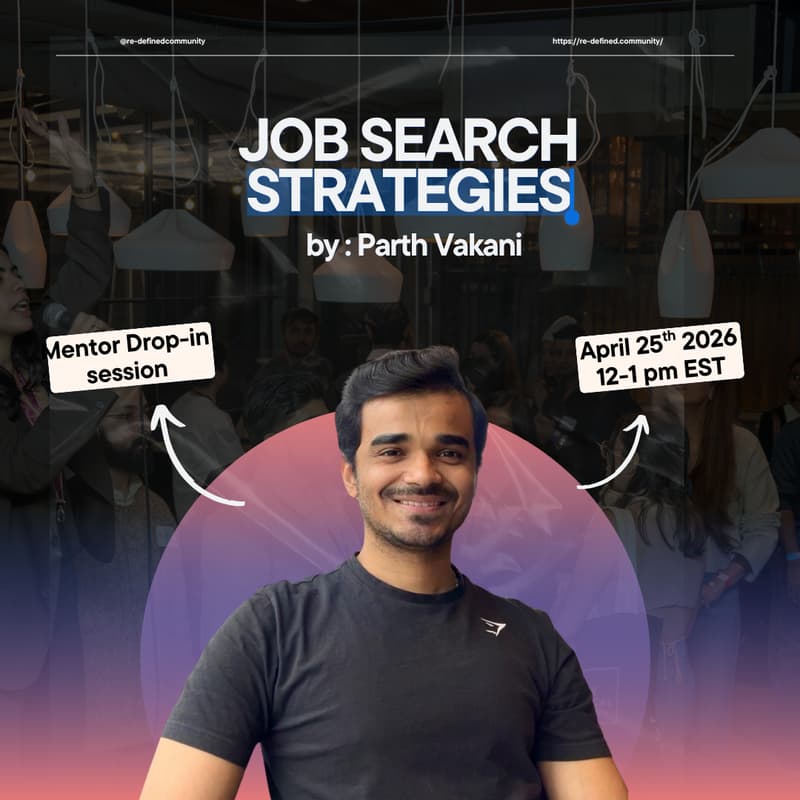 Cover Image for Mentor Drop-in Session w/ Parth