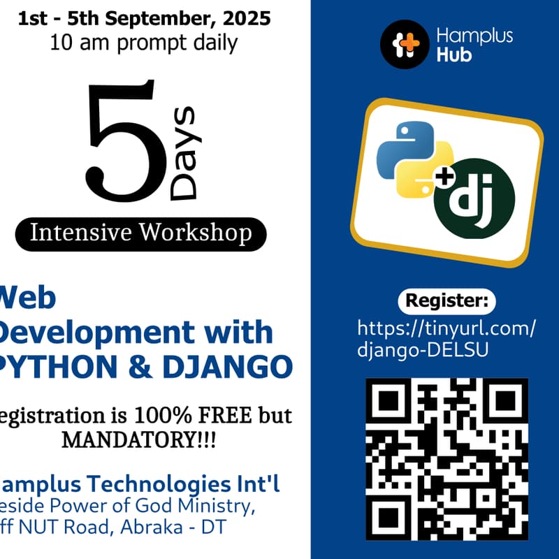 Cover Image for Web Development with Python & Django