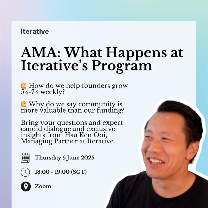 Cover Image for AMA: What Happens at Iterative's Accelerator Program