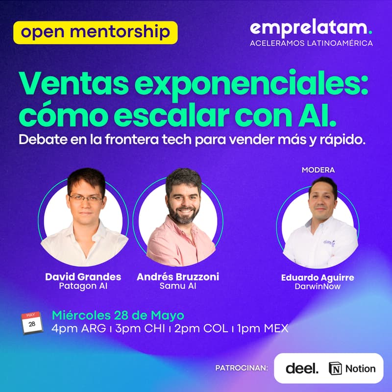 Cover Image for Webinar: Ventas exponenciales: cómo escalar con AI.