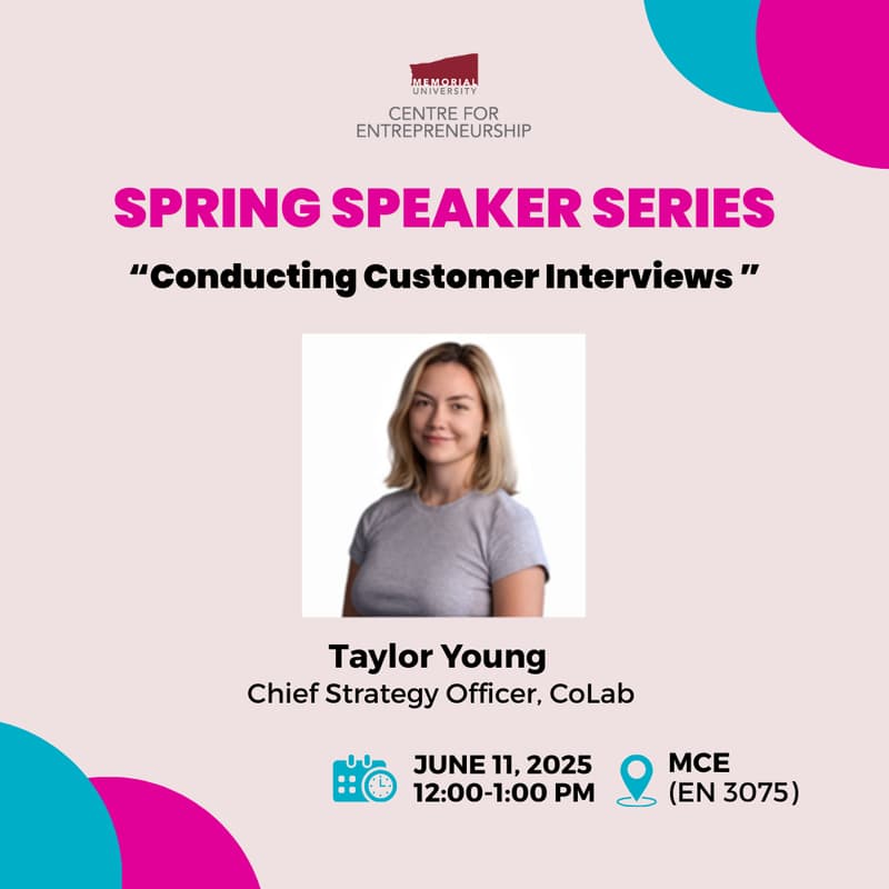 Cover Image for Spring Speaker Series: Conducting Customer Interviews