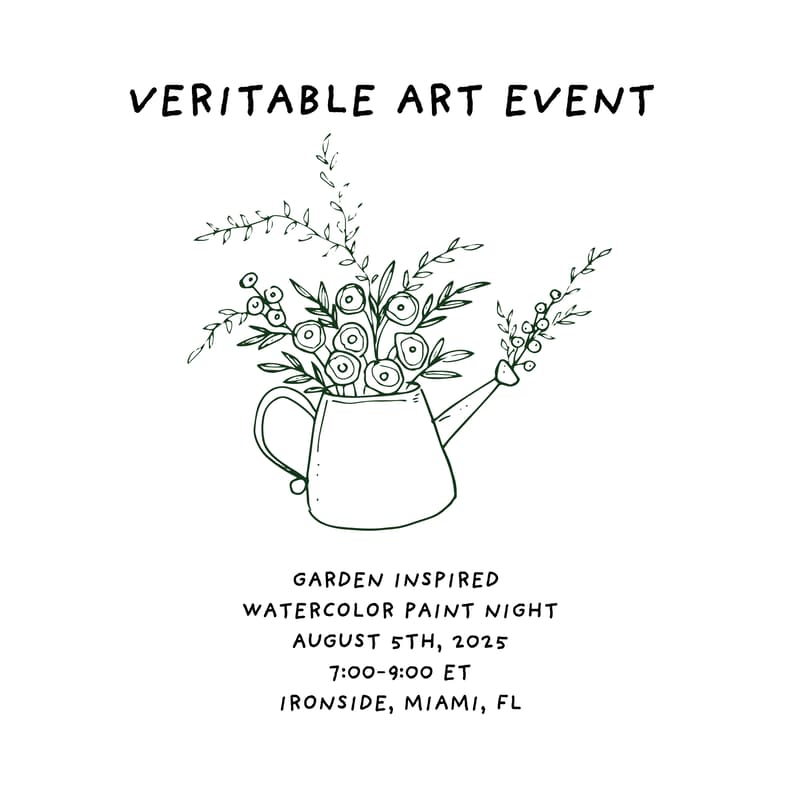 Cover Image for Garden Inspired Watercolor Paint Night