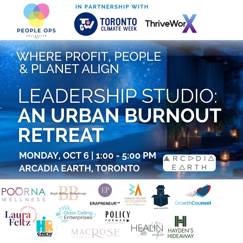 Cover Image for LEADERSHIP STUDIO - AN URBAN BURNOUT RETREAT