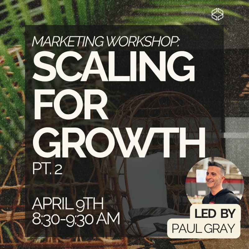 Cover Image for Marketing Workshop: Scaling for growth