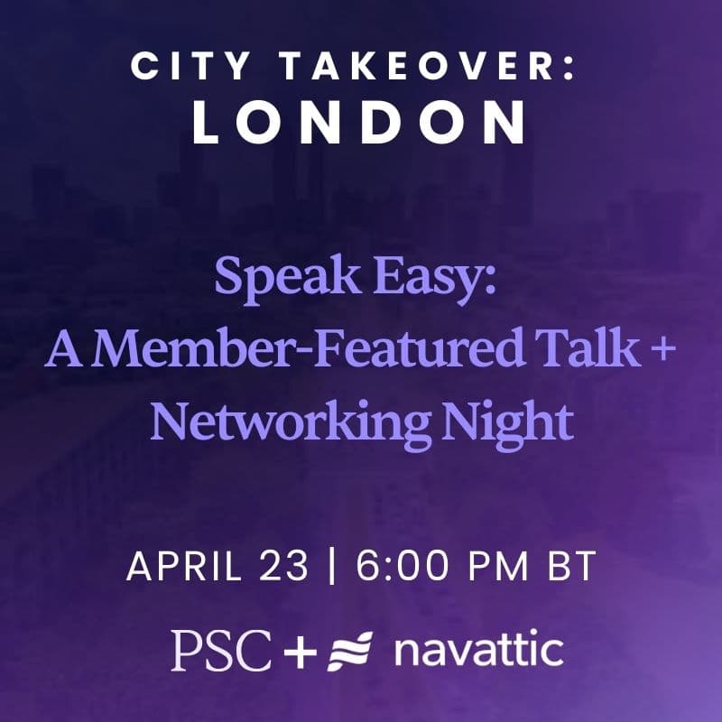 Cover Image for Speak Easy: A Member-Featured Talk + Networking Night