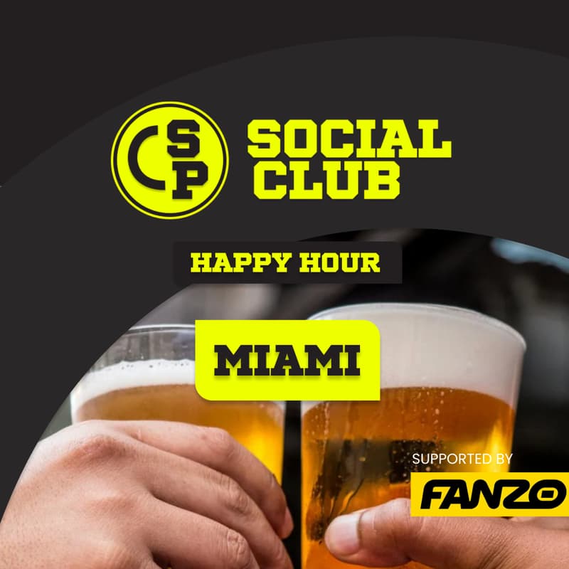 Cover Image for Miami Happy Hour - Tuesday 21st April (Sports Pundit)