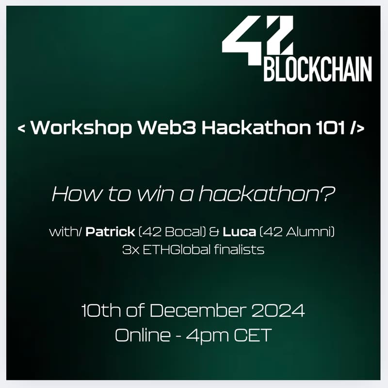 Cover Image for Web3 Hackathon Masterclass