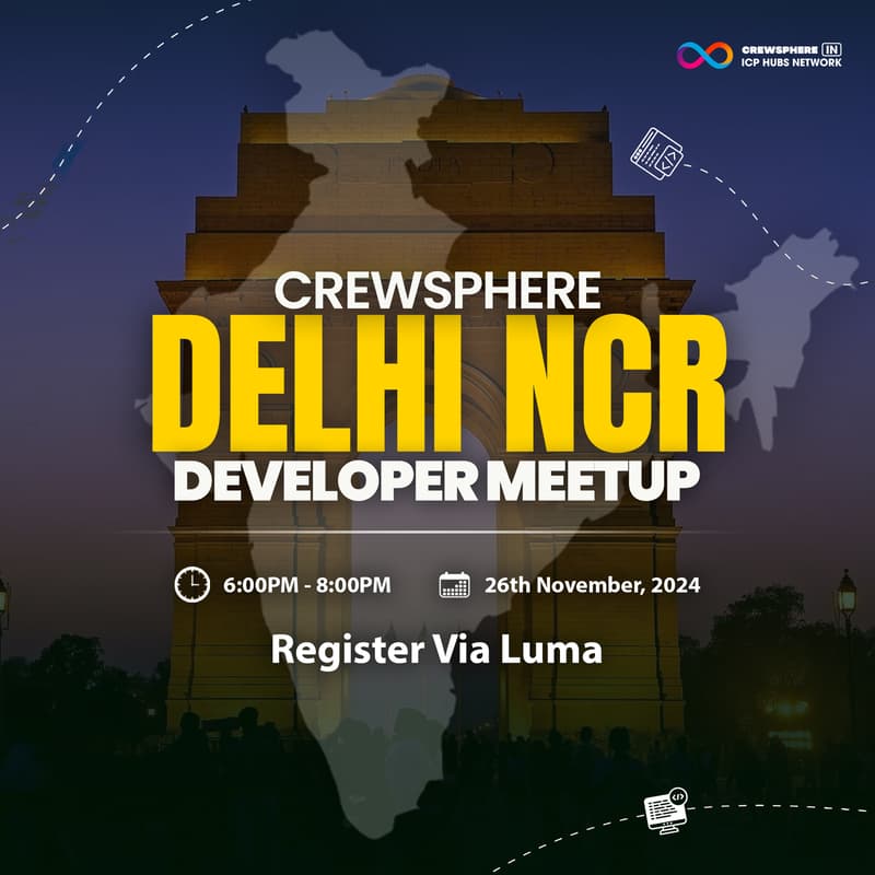 Cover Image for Crewsphere Delhi NCR Developer Meetup