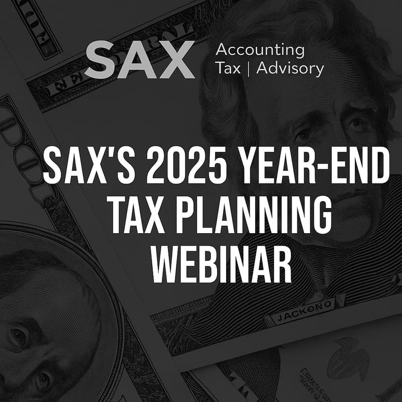 Cover Image for TAX WITH SAX (VIRTUAL EVENT)