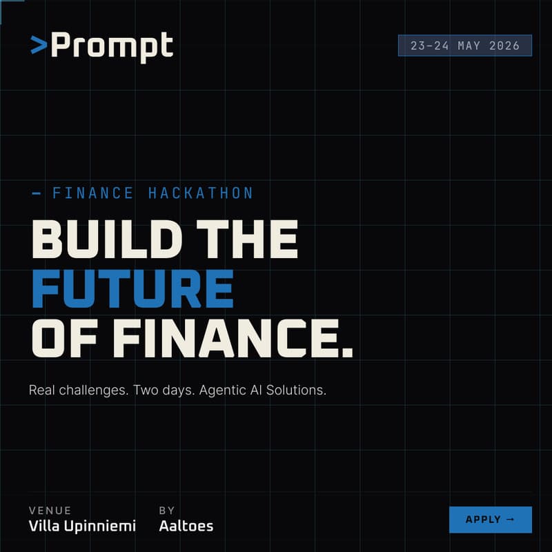 Cover Image for Prompt Finance Hackathon