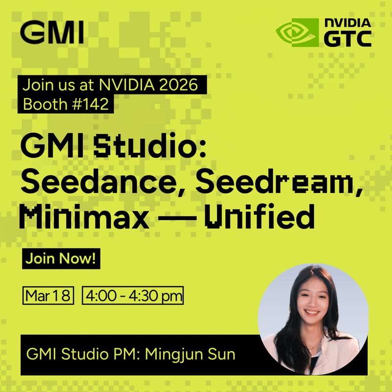 Cover Image for GMI Studio: Seedance, Seedream, MiniMax — Unified